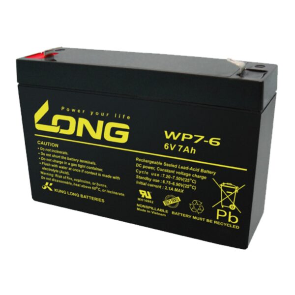 Battery Long Wp7 6 7Ah