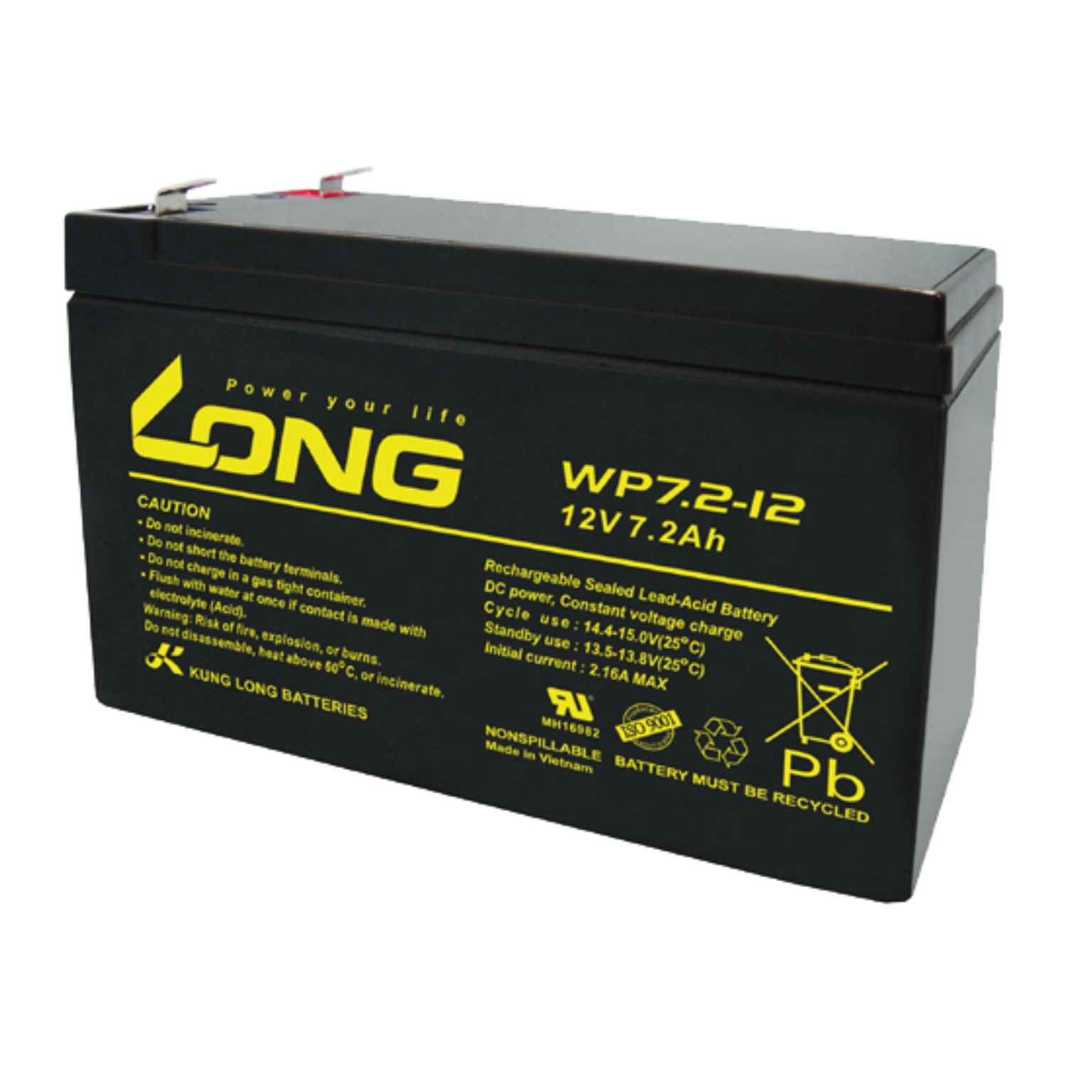 Battery Long Wp7 2 12 7 2Ah