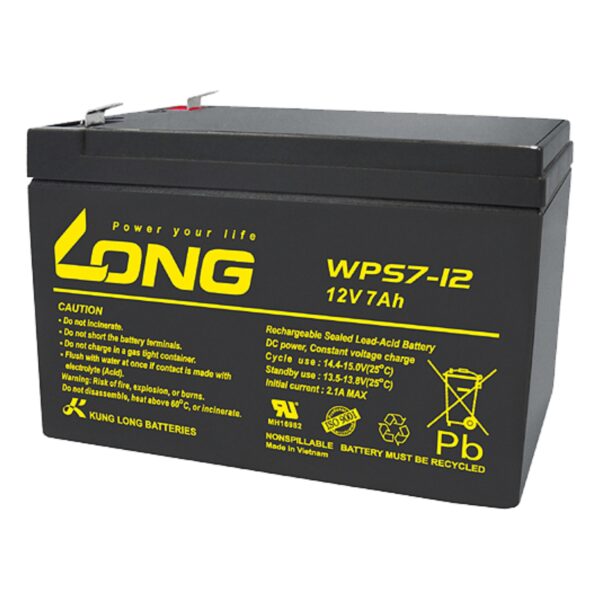 Battery Long Wps7 12 7Ah