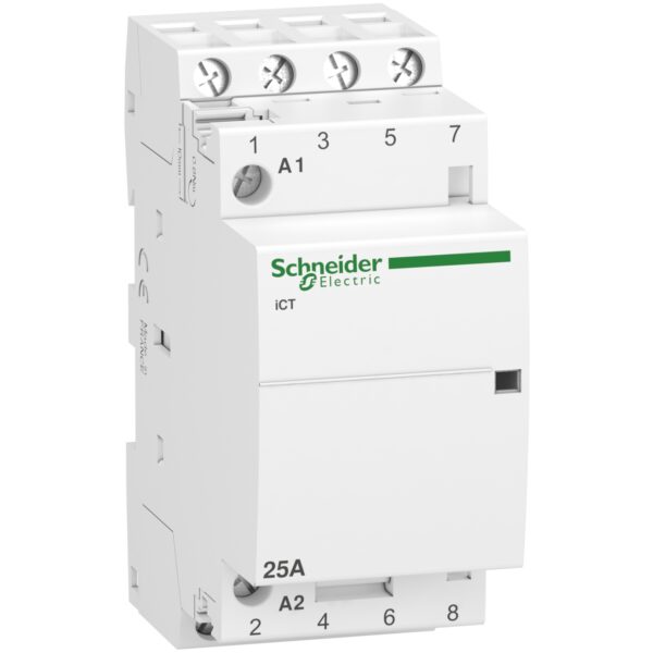 Contactor iCT   4 poles   4 NO   25 A   220  240 V AC