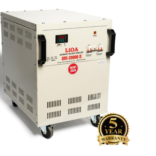 DRI 20000 II LIOA Automatic voltage stabilizer 1 phase 20 KVA