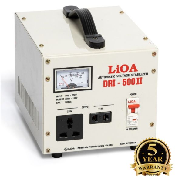 DRI 500 II LIOA Automatic voltage stabilizer 1 phase 0 5 KVA