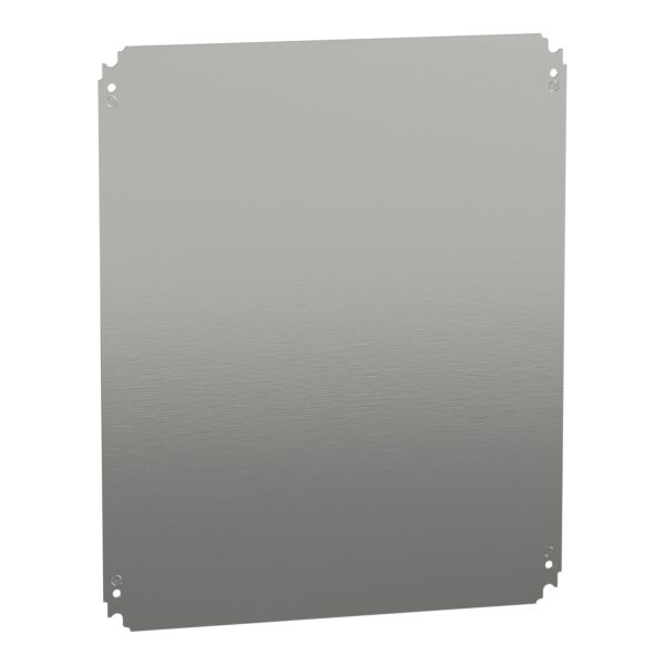 Plain mounting plate H500xW600mm made of galvanised sheet steel