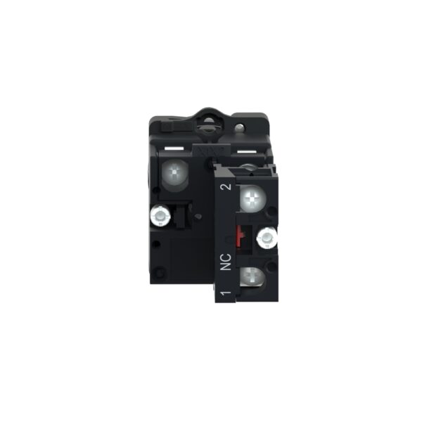 Red flush complete illum push button O22 flush 24V ACDC 1NC 1