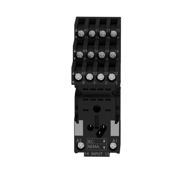 Socket RXZ separate contact 10 A 250 V connector for relay RXM4 1