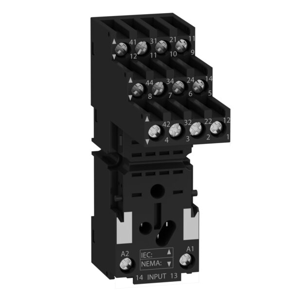 Socket RXZ   separate contact   10 A   < 250 V   connector   for relay RXM4  